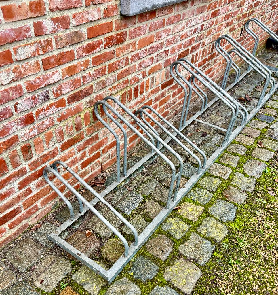 Gegalvaniseerde fietsenrek voor 8 fietsen, Fietsen en Brommers, Ophalen, Zo goed als nieuw