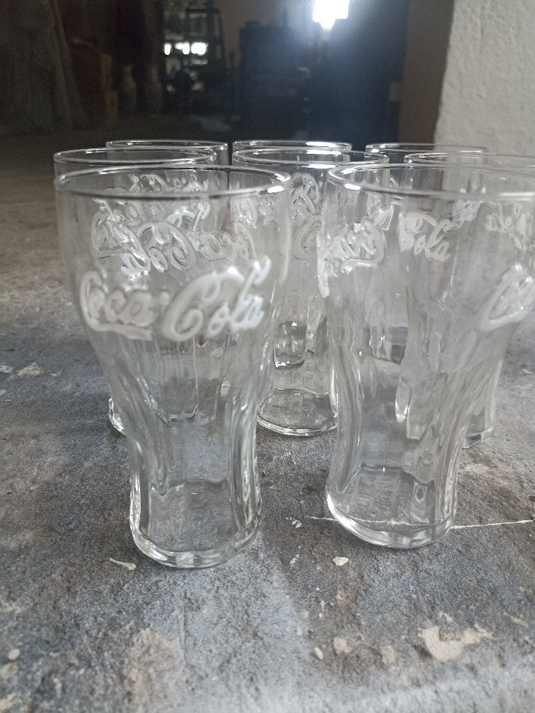 verres Coca-Cola, Collections, Enlèvement, Comme neuf, Verre à soda