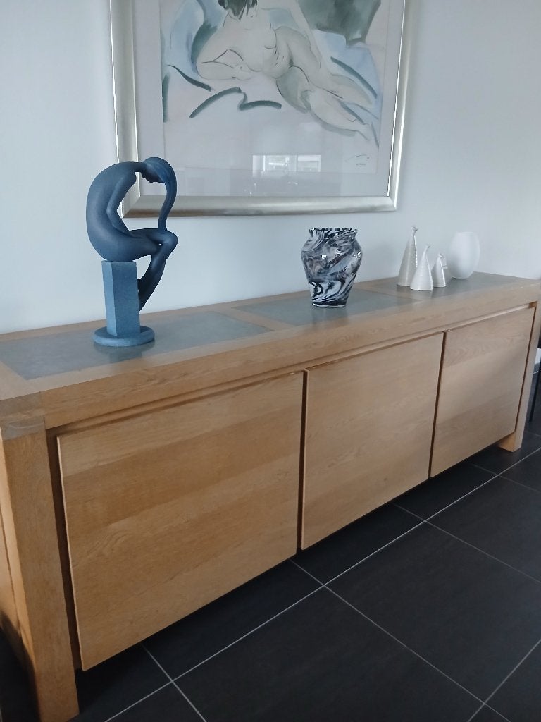 eet - en zitkamer te koop, Huis en Inrichting, Ophalen, Met deur(en), Eikenhout, Zo goed als nieuw