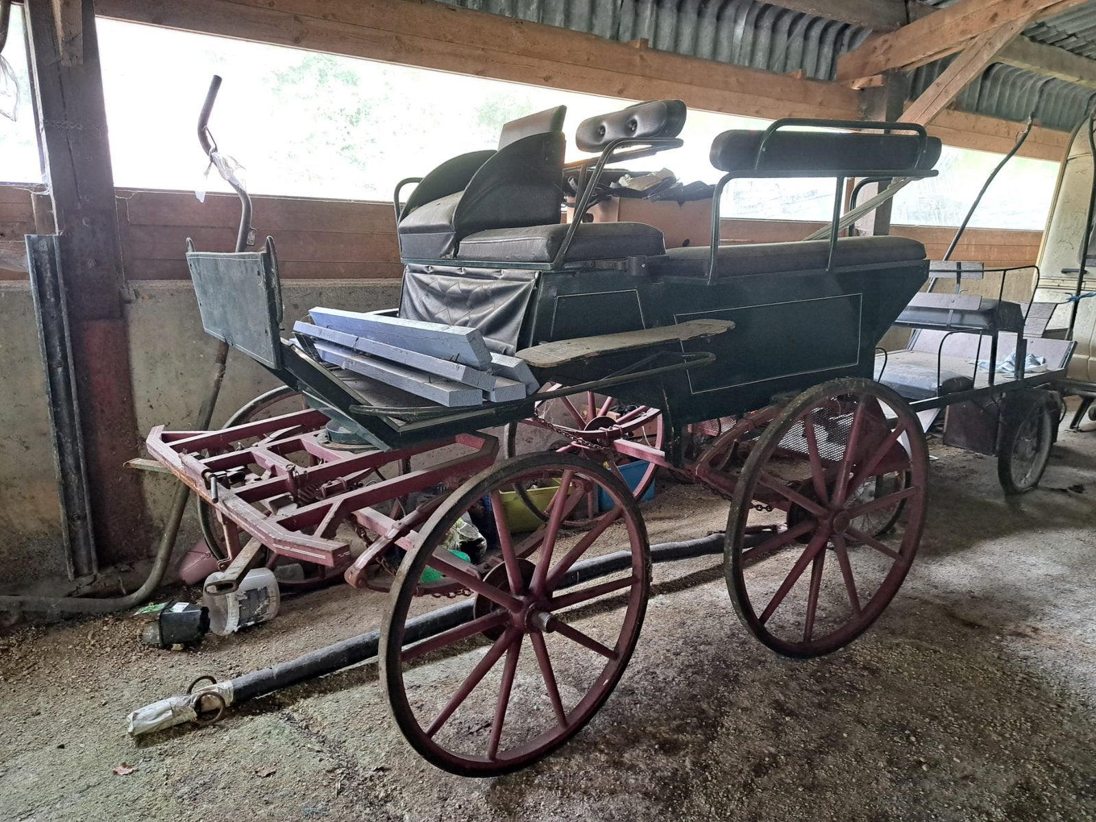 Paardenkoetsen, Gebruikt, Marathonwagen, Paard