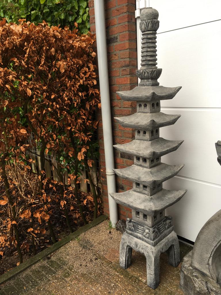 Japanse Pagode , hoogte 180cm, Tuin en Terras, Ophalen, Nieuw, Beton, Overige typen