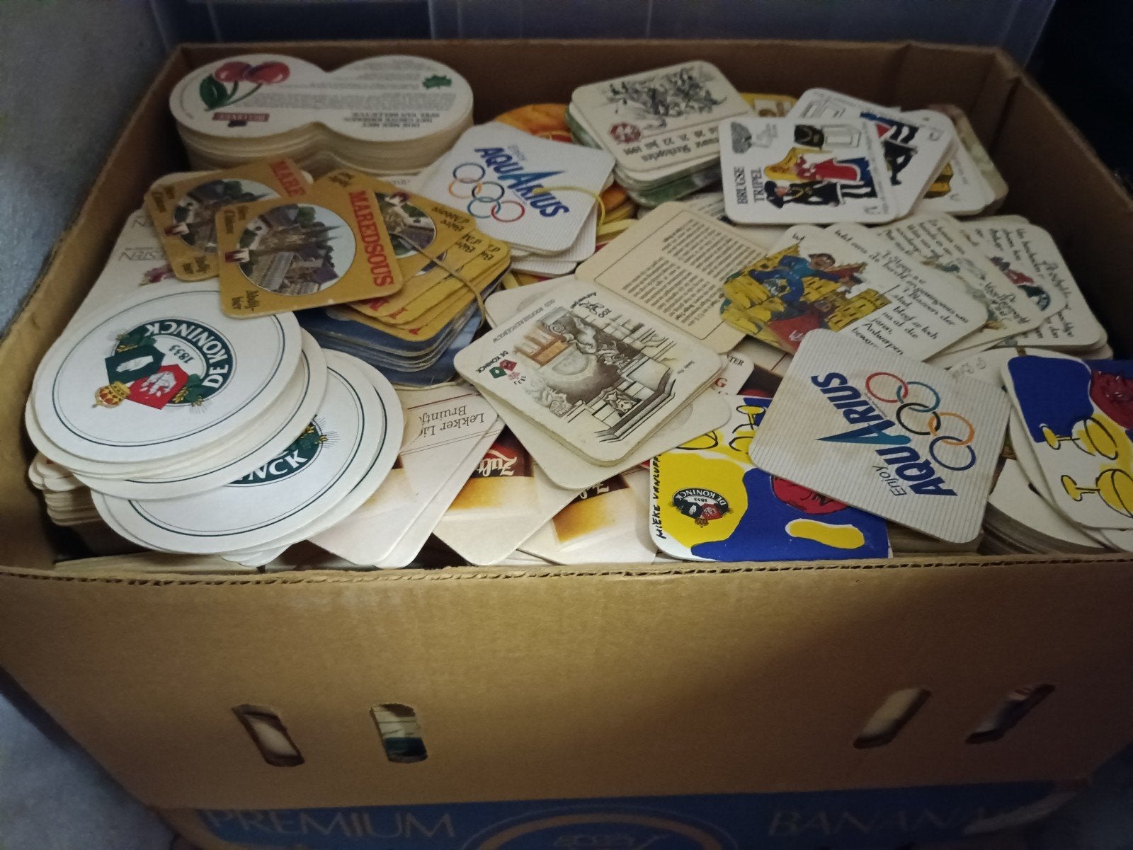 verzameling bierkaarten, Verzamelen, Ophalen