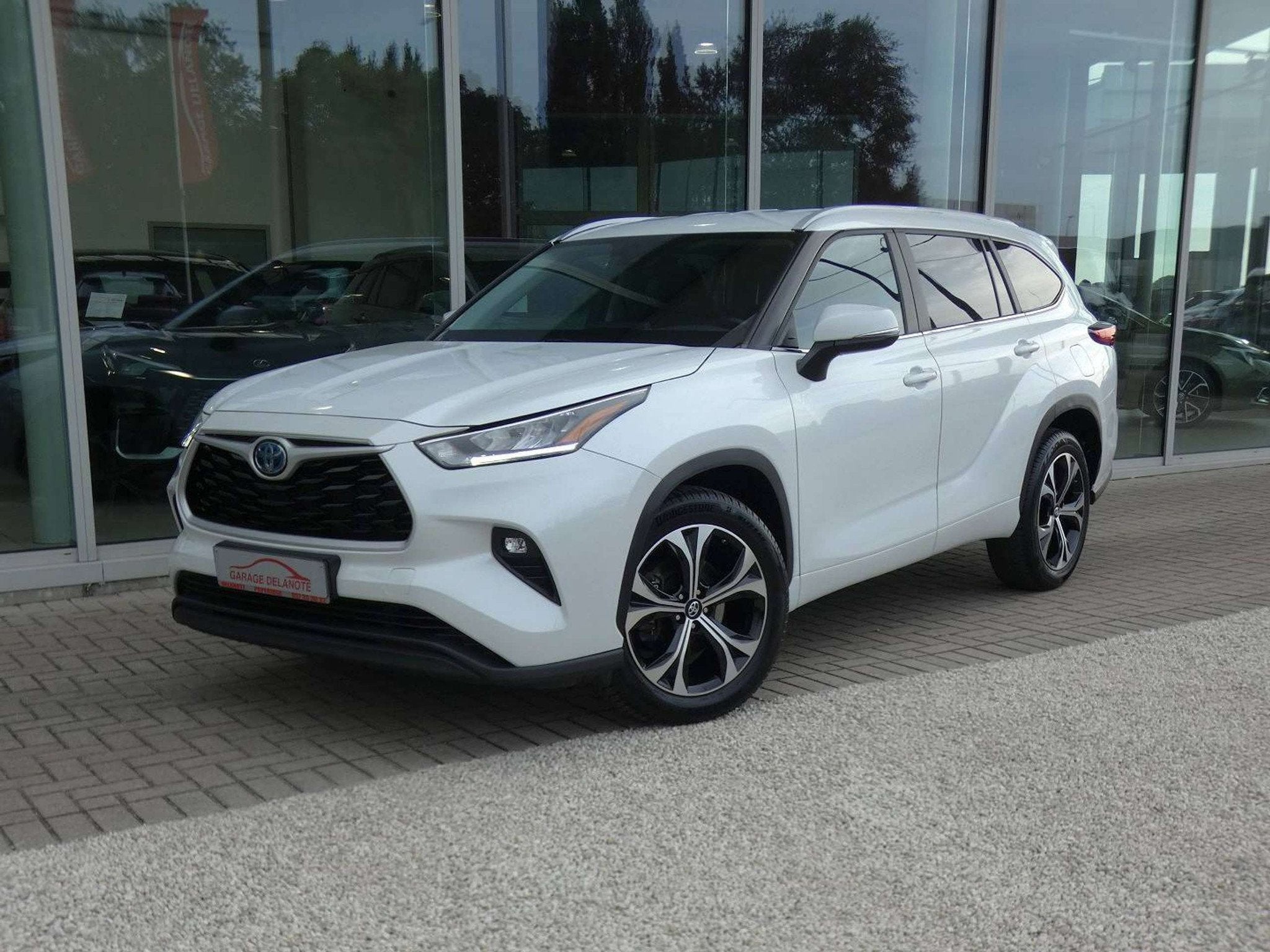 Toyota highlander Hybrid AWD 7PL +LEDER +Zetelverwarming +DO, Auto's, Automaat, 2095 kg, Gebruikt, 4 cilinders