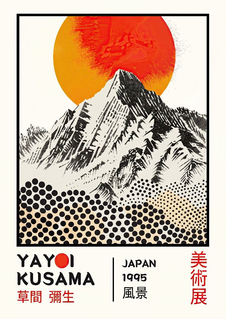 Affiche Yayoi Kusama Japans: 草間 彌生, Enlèvement ou Envoi