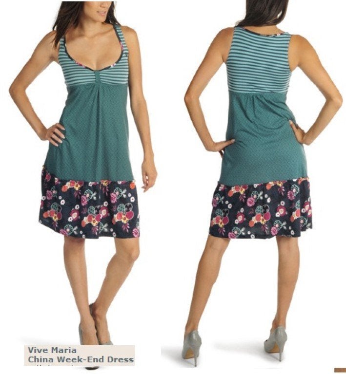 Groene zomer jurk van Vive Maria - Maat Medium, Kleding | Dames, Ophalen of Verzenden, Groen, Boven de knie