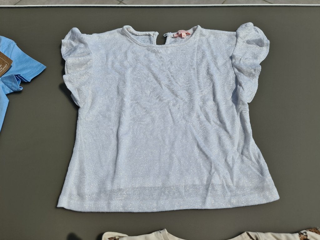 witte trui, pull met korte mouwen, CA, 128, Kinderen en Baby's, Kinderkleding | Maat 128, Ophalen, Zo goed als nieuw
