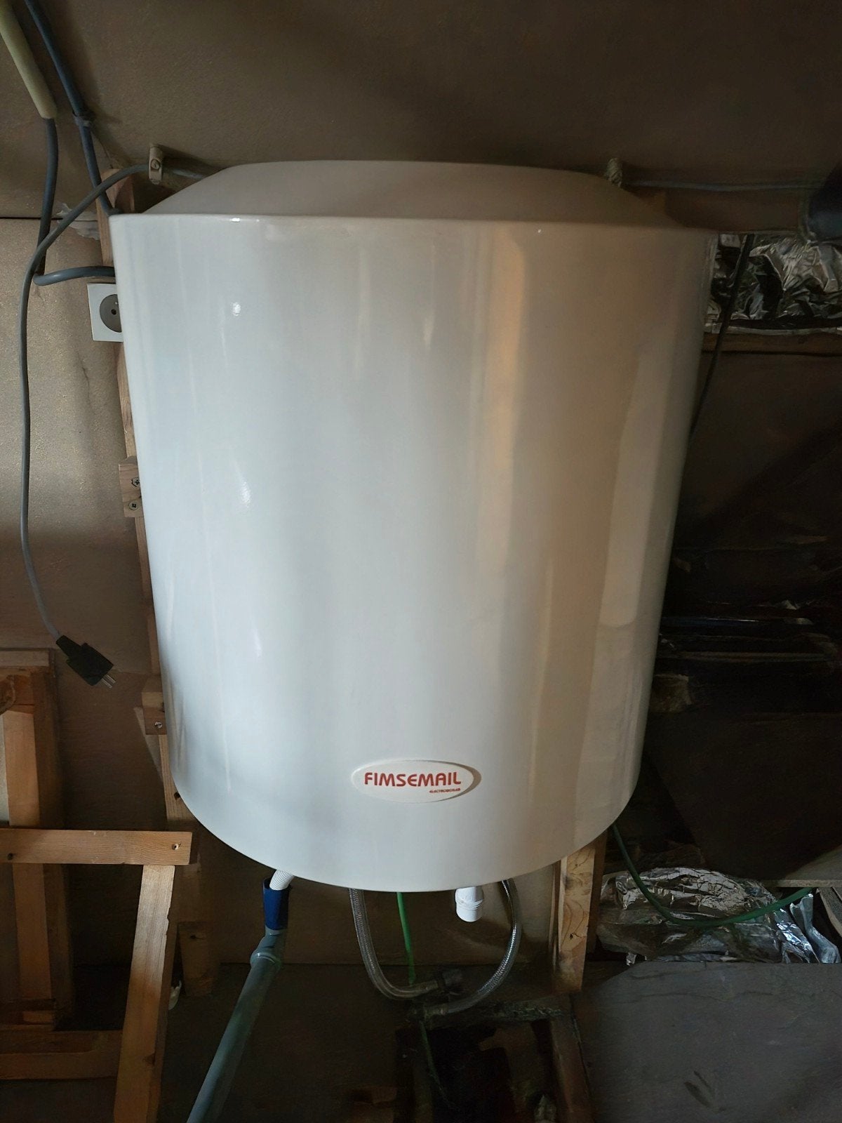 Fimsemail Fims elektrische boiler 50L 1200W droge weerstand, Ophalen, Gebruikt, 20 tot 100 liter, Boiler