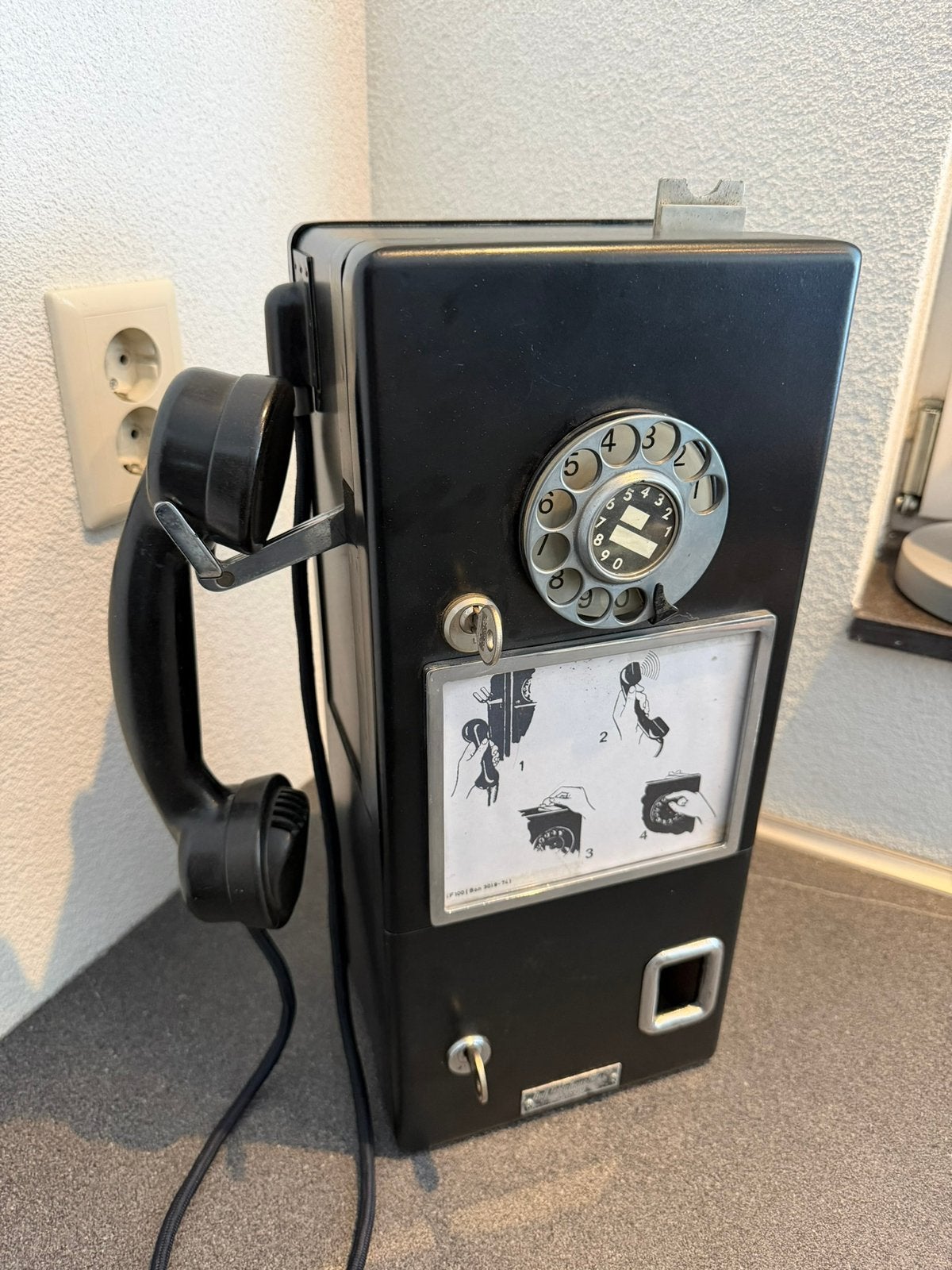 Bell Telephone payphone jaren 60, Collections, Machines | Autre, Enlèvement ou Envoi, Comme neuf