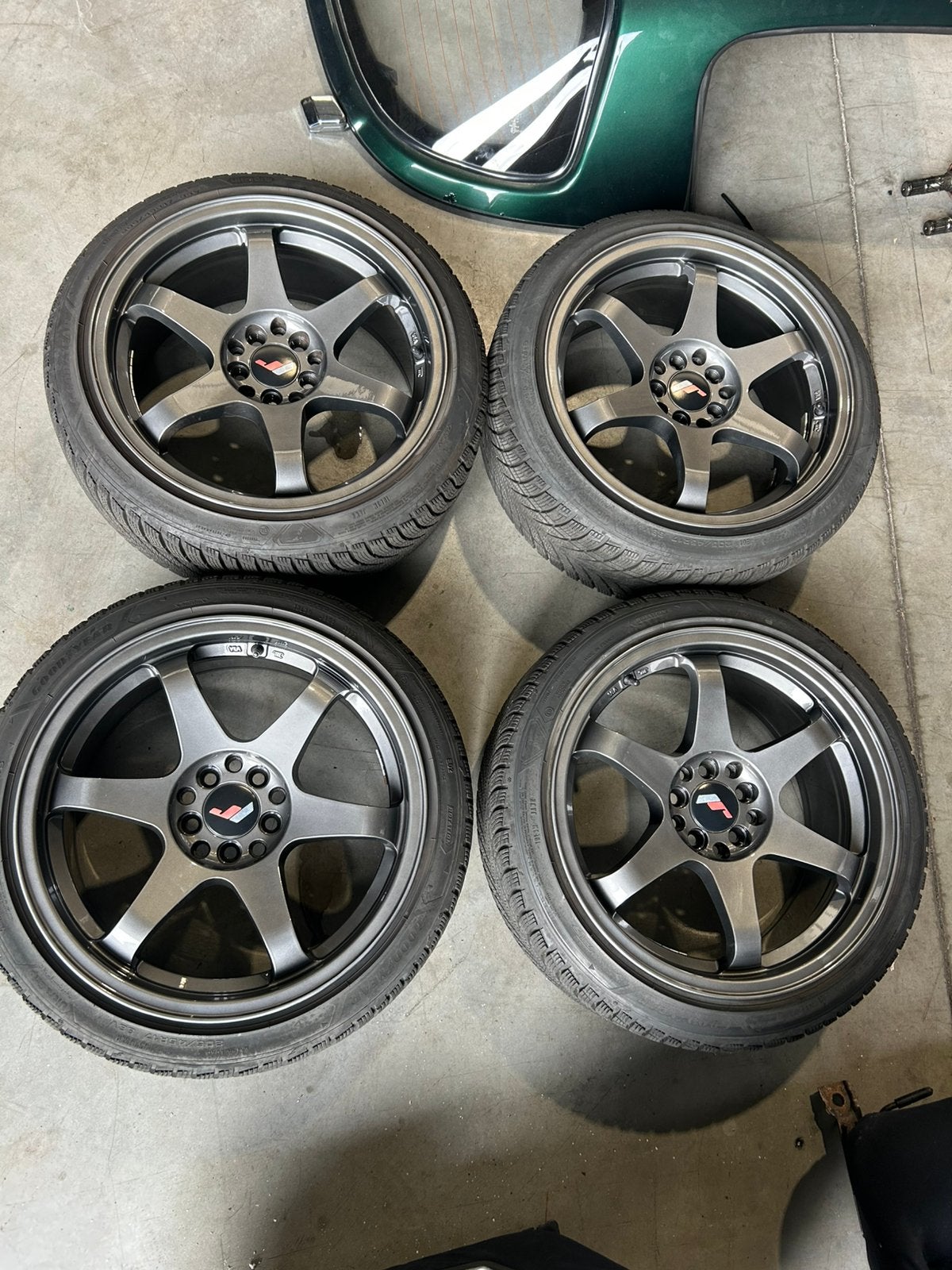 5x114,3 Japan Racing JR3 17”, Ophalen, Zo goed als nieuw