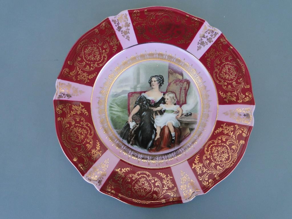 porseleinen borden Bavaria met Fragonard decoratie dia 25 cm, Ophalen