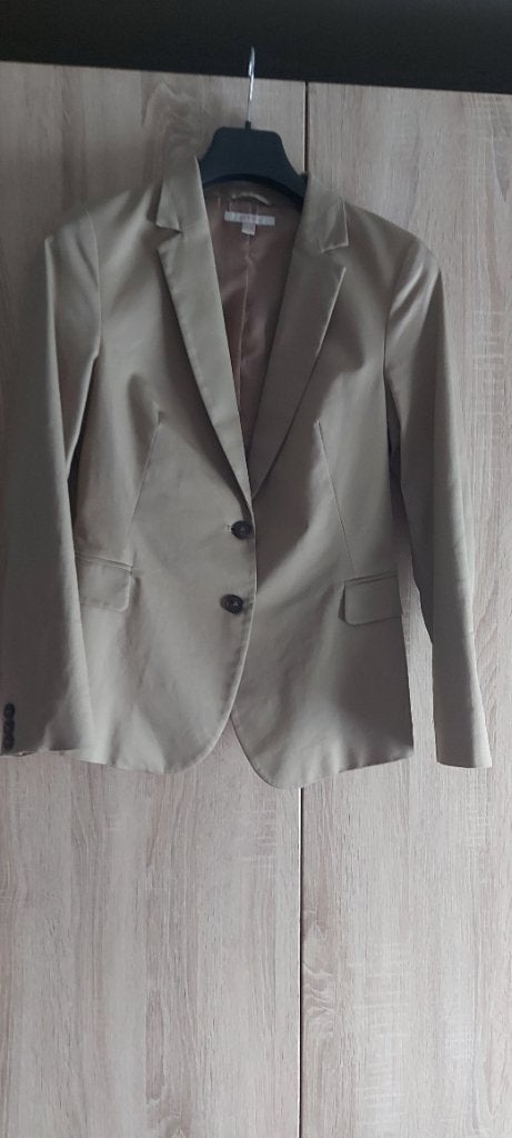 BLAZER DAMES ESPRIT, Ophalen of Verzenden, Gedragen, Maat 38/40 (M), Beige