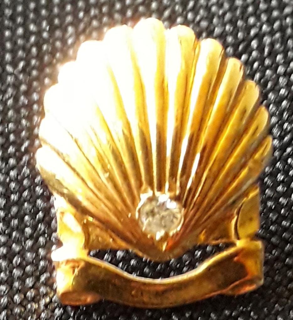 Bijou Cartier inspiration or 18 carats, Bijoux, Sacs & Beauté, Bijoux anciens, Enlèvement ou Envoi, Or, Broche