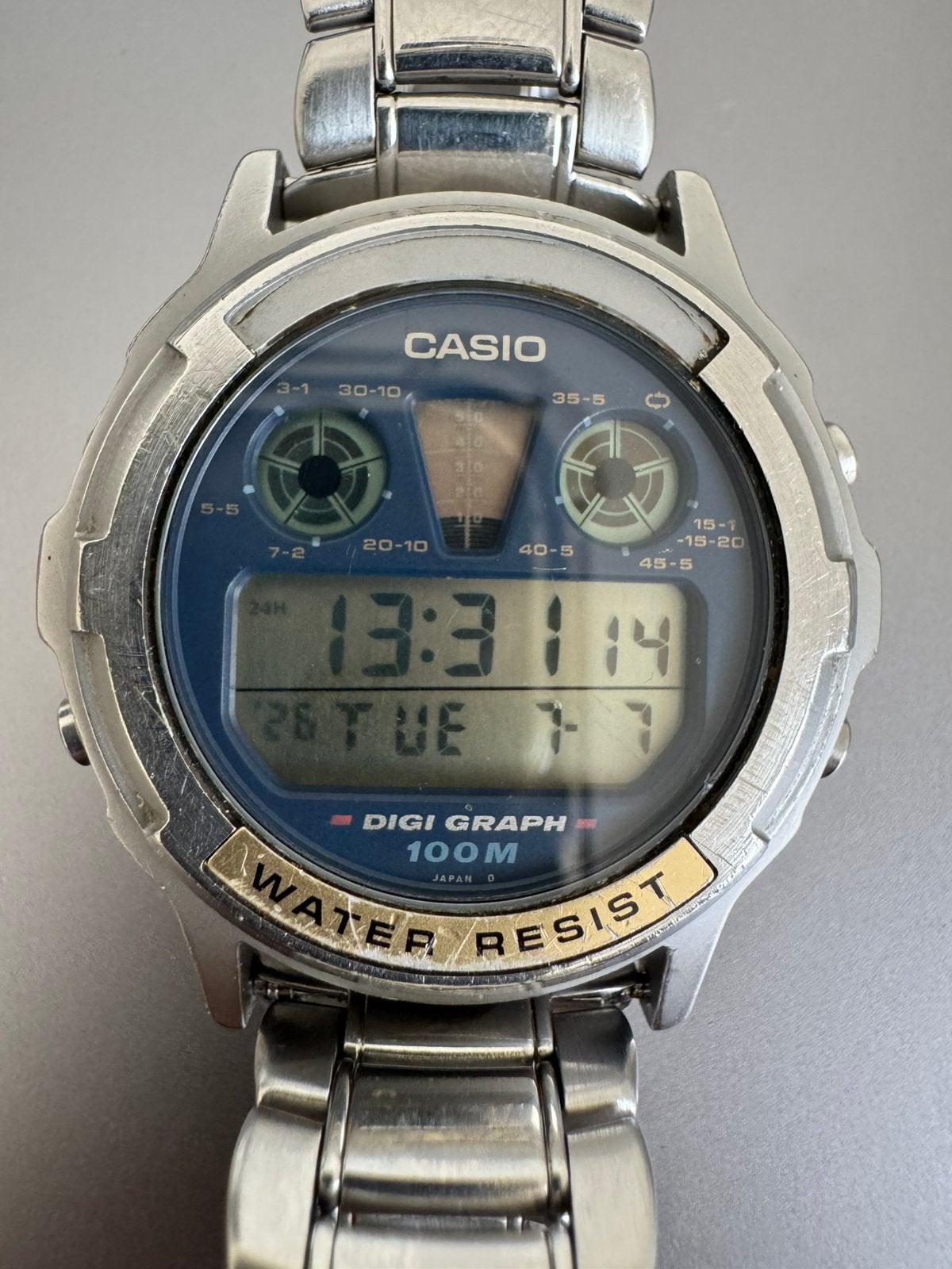 Zeldzame Casio DGW-300 Digi Graph 1989, Ophalen of Verzenden, Gebruikt