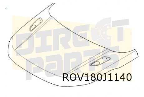 Land Rover Evoque motorkap (Bij luchtopeningen) (te spuiten), Neuf, Land Rover, -, -
