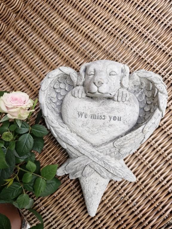 grafdecoratie voor een hond , beton, Tuin en Terras, Ophalen of Verzenden, Nieuw, Beton