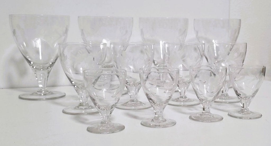 Glasservies 32 stuks., Glas of Glazen, Ophalen of Verzenden, Overige stijlen, Glas