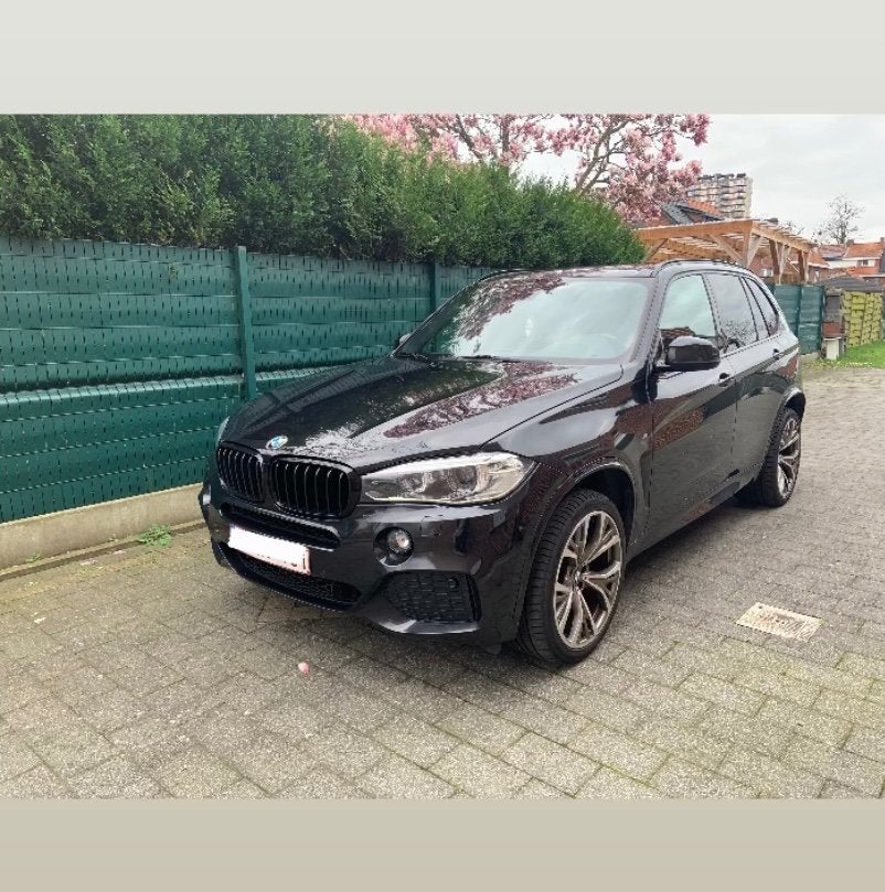 Bmw x5 xdrive 25d, Auto's, Automaat, Leder en Stof, Zwart, Diesel