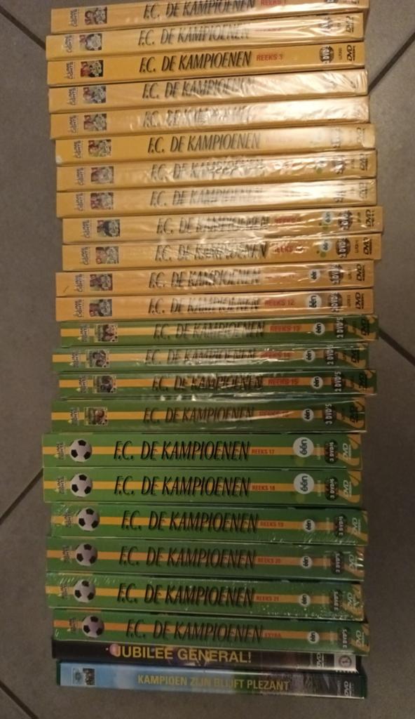 Dvd Complete reeks Fc de Kampioenen + de extra + 2 films, Cd's en Dvd's, Dvd's | Tv en Series, Ophalen of Verzenden