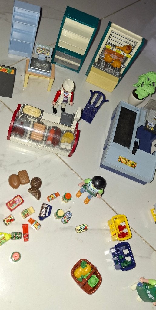playmobil geobra le comptoir magasin SUPERMARCHE, Enlèvement ou Envoi, Comme neuf, Kit complet, City life