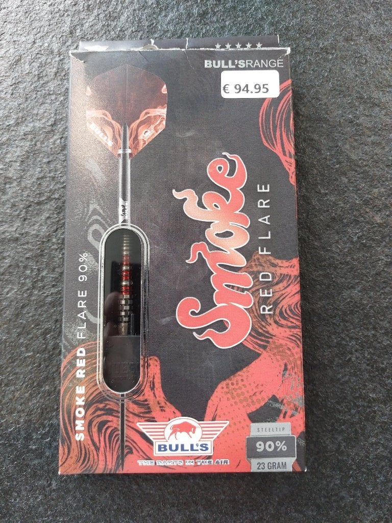 Bull’s Smoke Red Flare 90% Tungsten 23G, Ophalen, Zo goed als nieuw, Pijlen