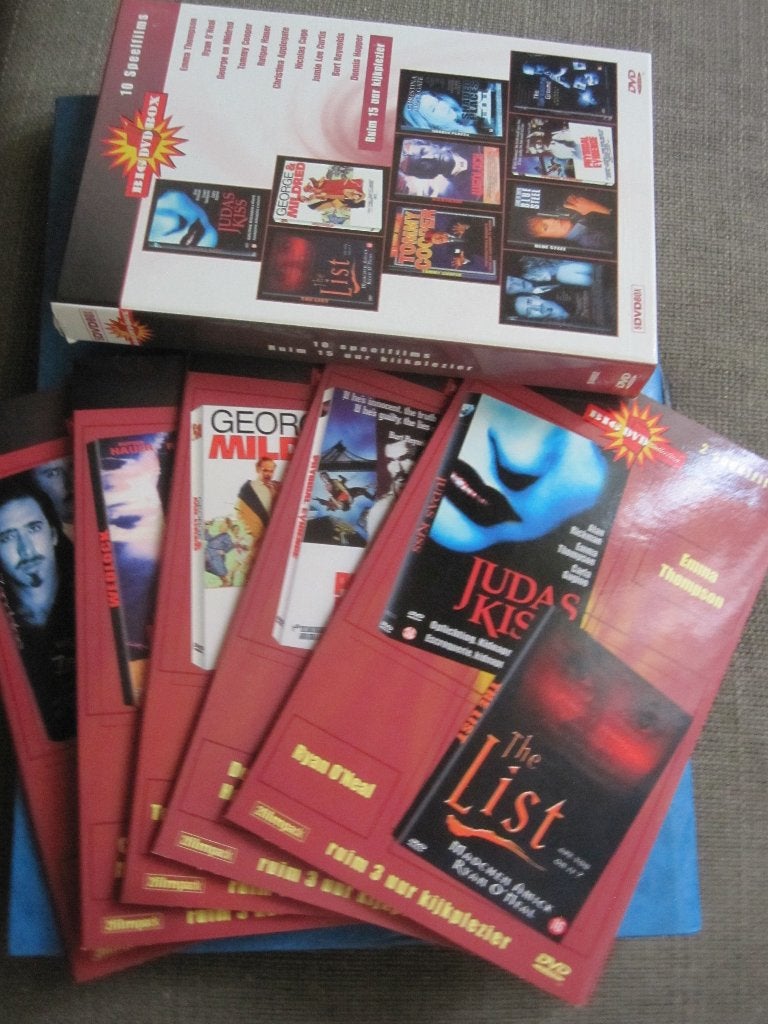 Big DVD Box - 10 longs métrages (10 films sur 5 disques), Enlèvement ou Envoi, Anglais, À partir de 16 ans, Digipak