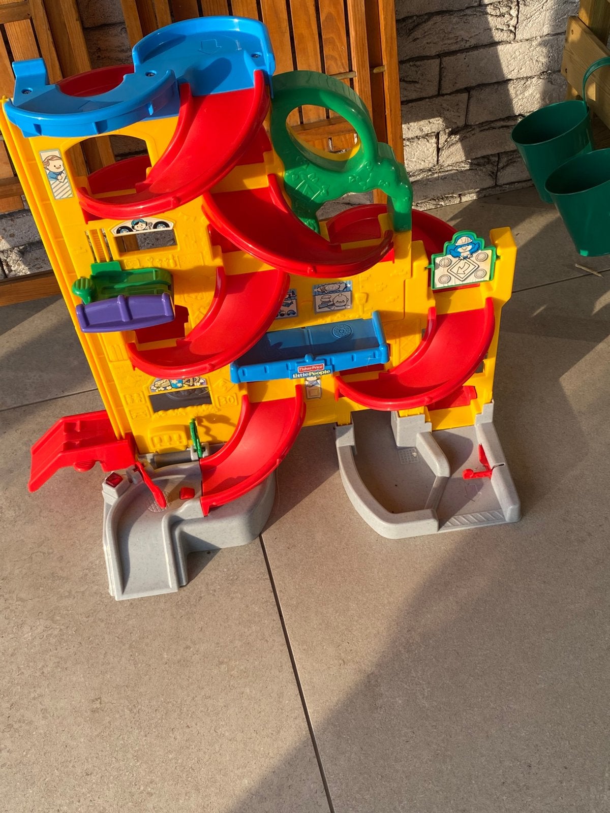 Fisher Price garage. Perfecte staat., Ophalen, Zo goed als nieuw, Speelset