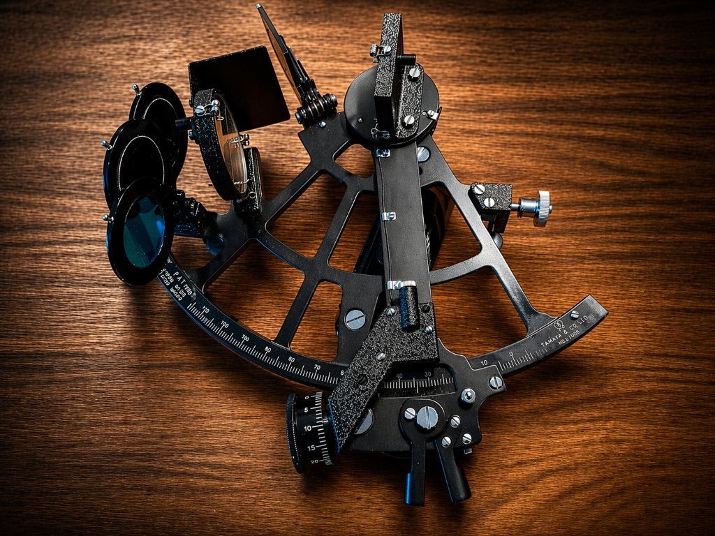 Tamaya MS-2 marine sextant – Japan –  certificaat, Verzamelen, Ophalen of Verzenden, Gebruikt