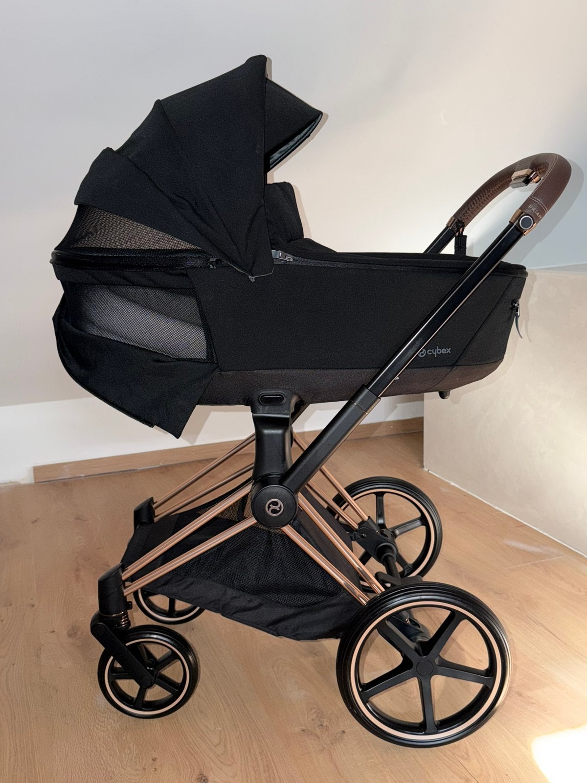 Cybex Priam 4 + Luxe reiswieg + cybex Cloud G i-Size 3 in1, Ophalen, Zo goed als nieuw, Kinderwagen