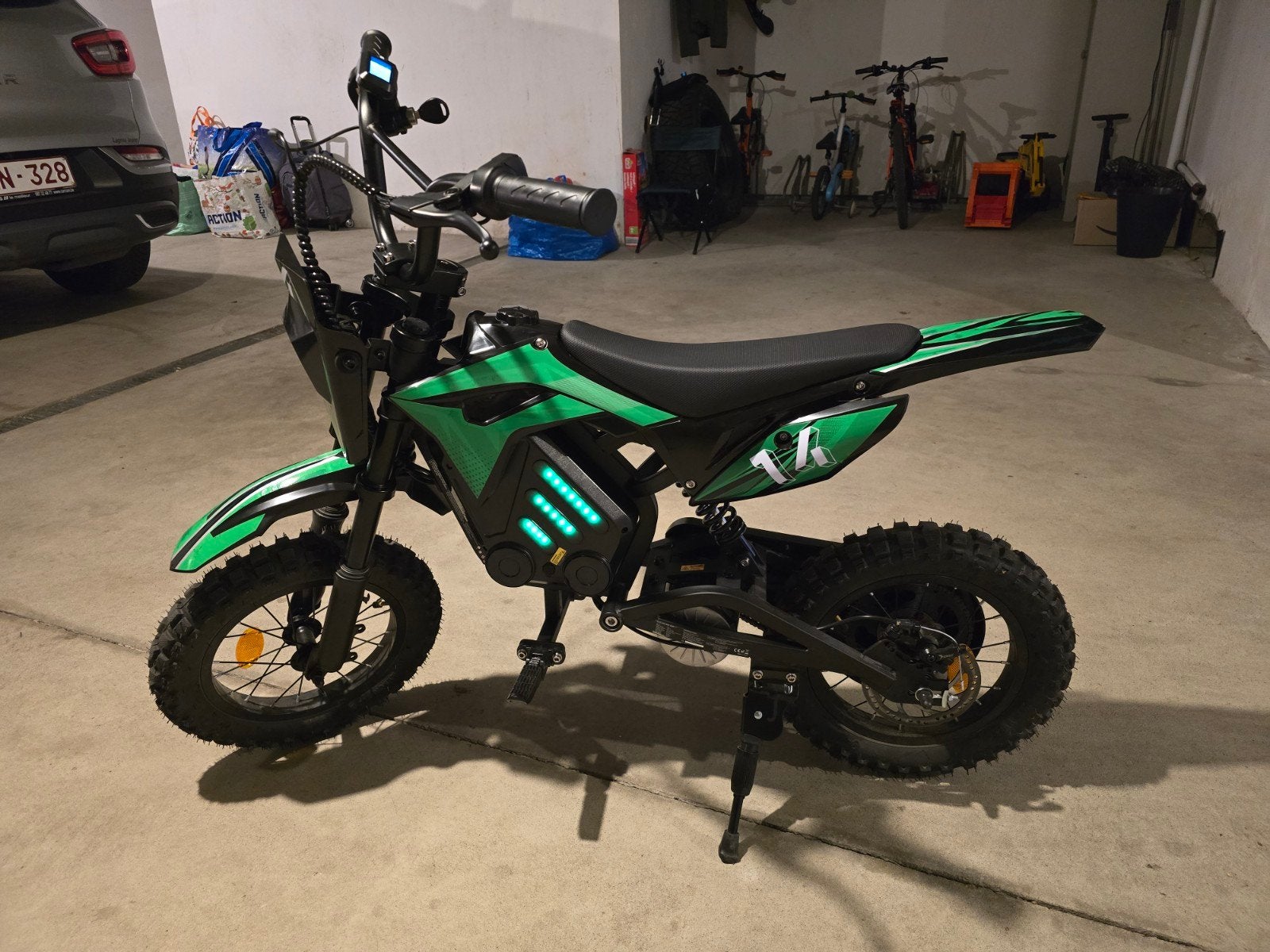 Moto électrique pour enfant puissant 36V 500W, 3 vitesses, Frein à disque, Autres types
