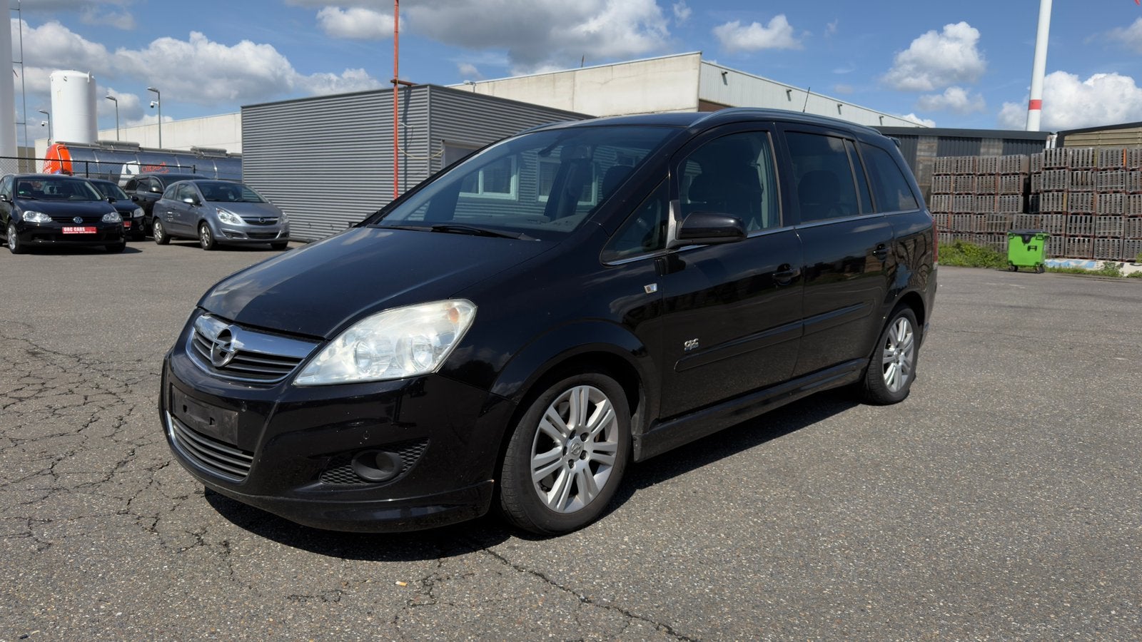 Opel Zafira OPC line 1.7 DTL CDTi 92 kW airco+navi+7 zit, Monovolume, Zwart, 4 cilinders, 7 zetels