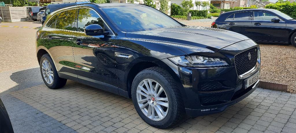 Jaguar F-Pace, Automaat, 4 cilinders, Zwart, Leder