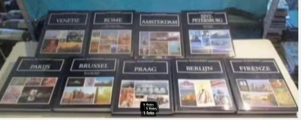 9 Prachtige Kunstboeken - Kunststeden van Europa, Boeken, Ophalen of Verzenden, Zo goed als nieuw
