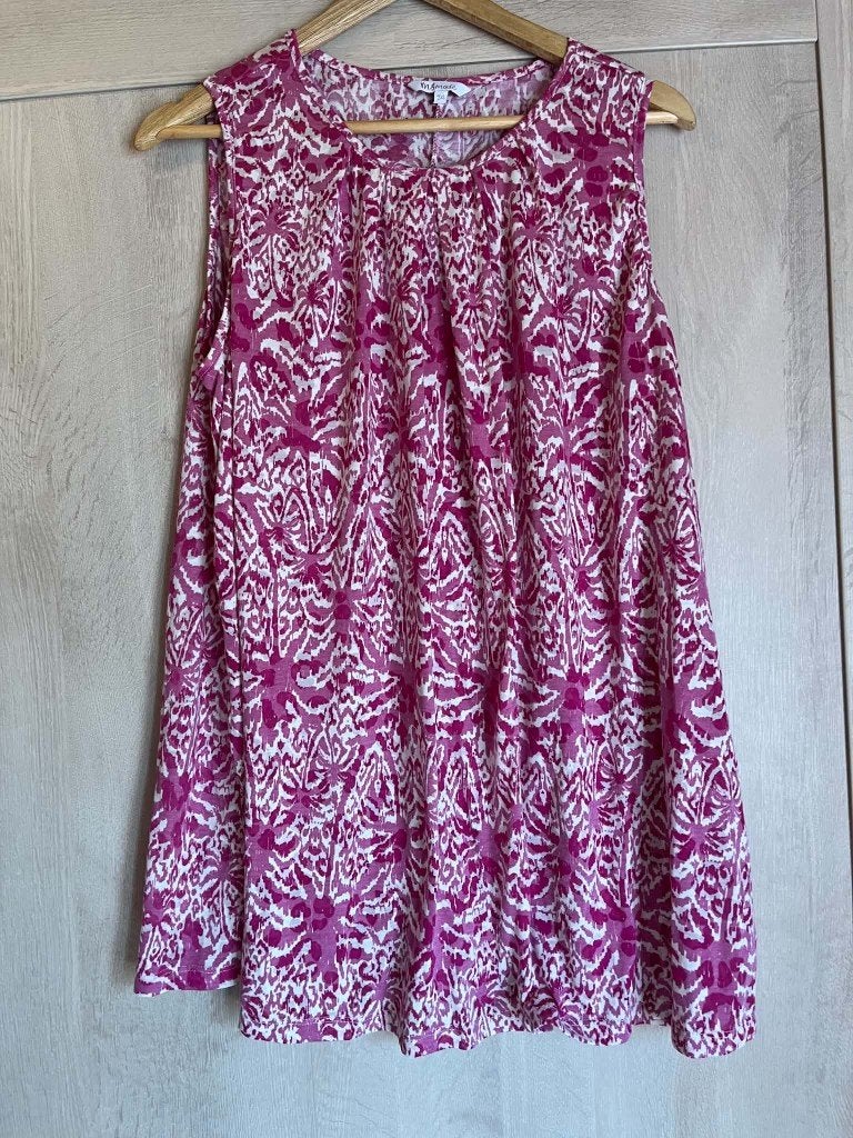 top roze wit ms mode 2xl amper gedragen, Kleding | Dames, Zo goed als nieuw, Shirt of Top, Ophalen of Verzenden, MS Mode