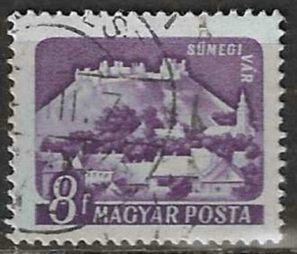 Hongrie 1960 - Yvert 1395 - Châteaux (ST), Envoi, Affranchi