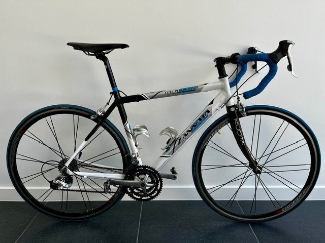 Zannata U6 Pro racefiets – Shimano Tiagra – carbon voorvork, Fietsen en Brommers, Gebruikt, Velgrem, Aluminium, 49 tot 53 cm