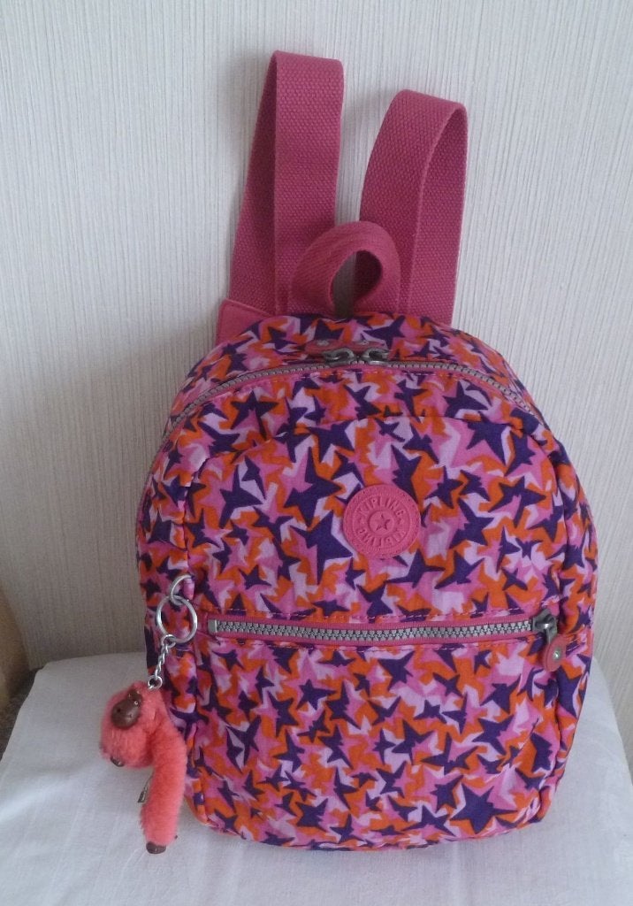 Kipling petit sac à dos multicolore idéal école maternelle, Moins de 30 cm, Kipling, Enlèvement ou Envoi, Moins de 25 cm