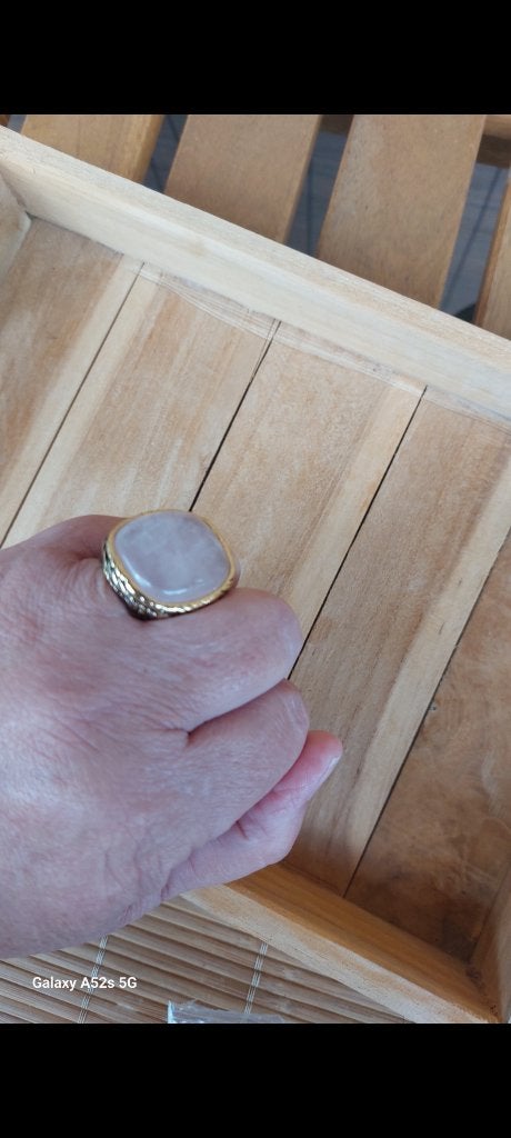Bague T.58 Quartz rose, Nieuw, Ophalen of Verzenden, Roze, Dame