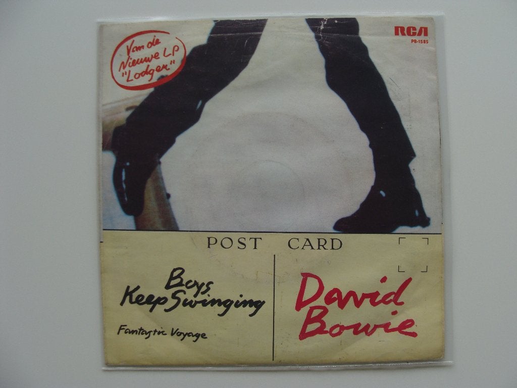 David Bowie – Boys Keep Swinging (1979), Beschermende buitenhoes, Ophalen of Verzenden, 7 inch, Rock en Metal
