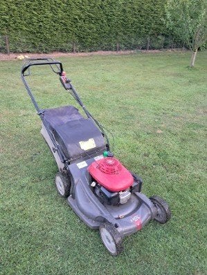 grasmaaier hrx 537c HONDA ZELFTREKEND, Tuin en Terras, Grasmaaiers, Ophalen, Cirkelmaaier, Honda, Gebruikt
