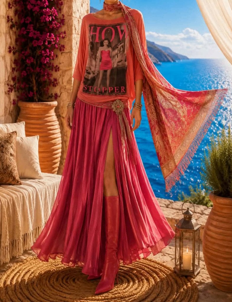 T-Shirt met opdruk maxi model nieuw, Kleding | Dames, Maat 38/40 (M), Nieuw, Ophalen of Verzenden, Korte mouw