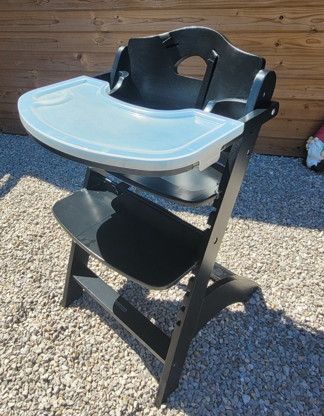 Childhome Evolu 2 kinderstoel zwart met eetblad, Kinderen en Baby's, Kinderstoelen, Ophalen, Afneembaar eetblad