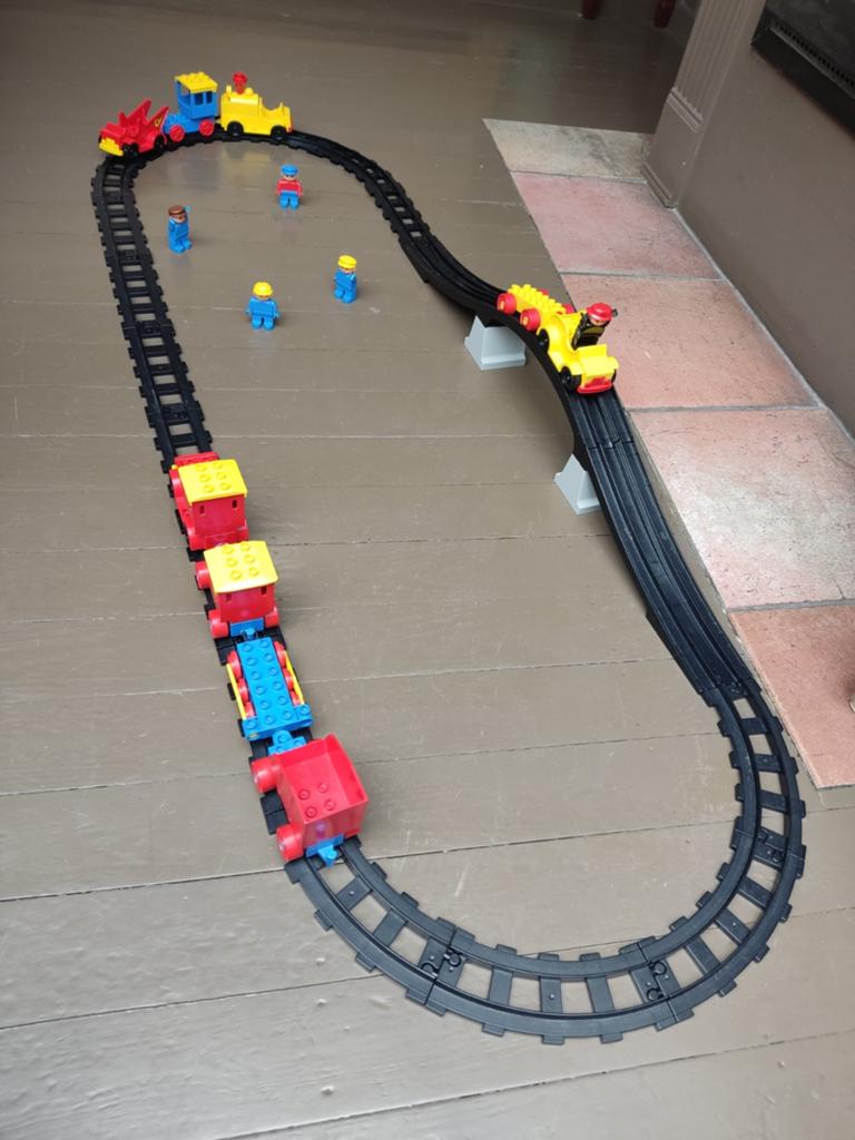 Duplo trein, Ophalen