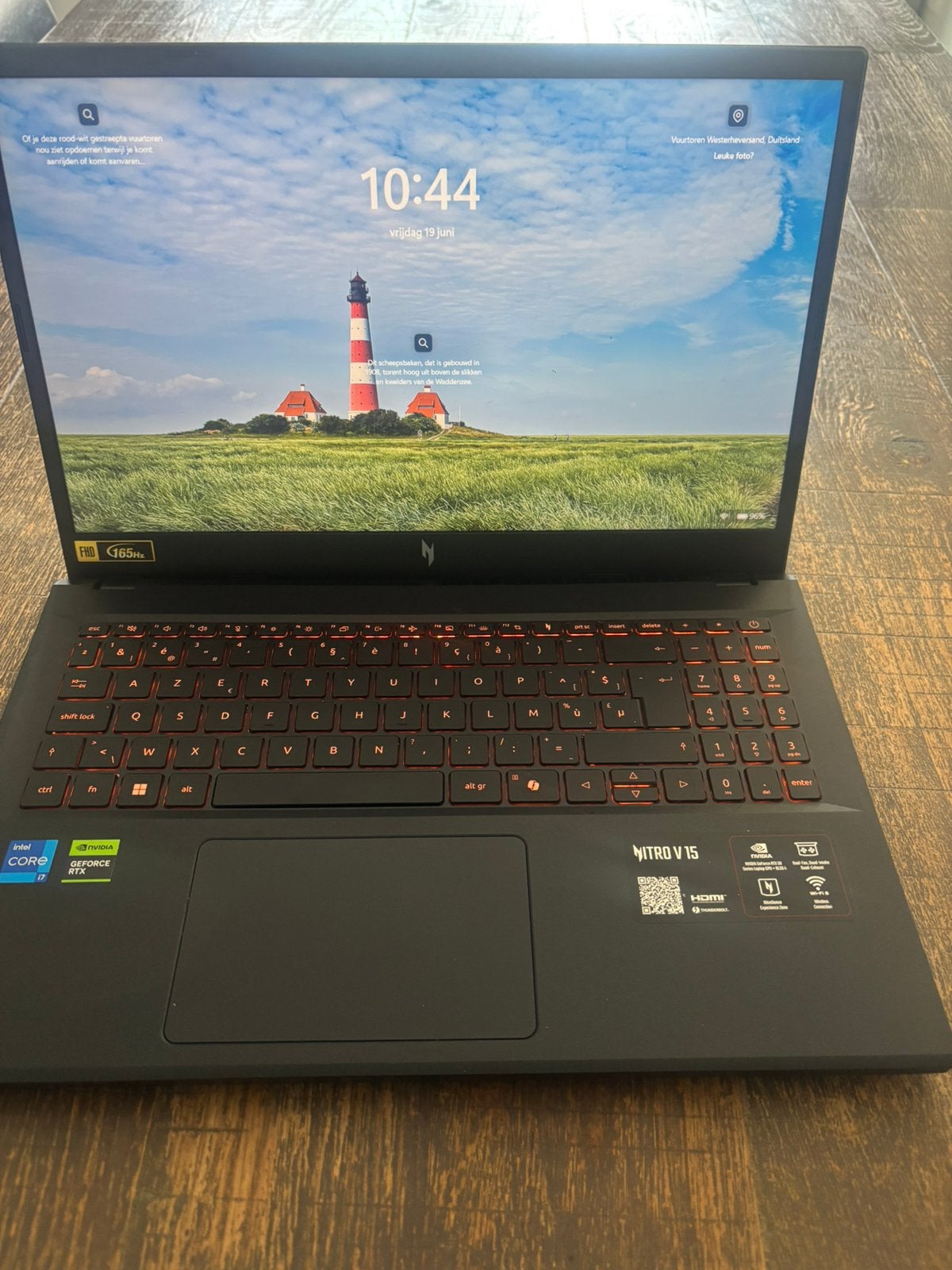 Acer Nitro, Computers en Software, Windows Laptops, Ophalen, Zo goed als nieuw, 16 GB