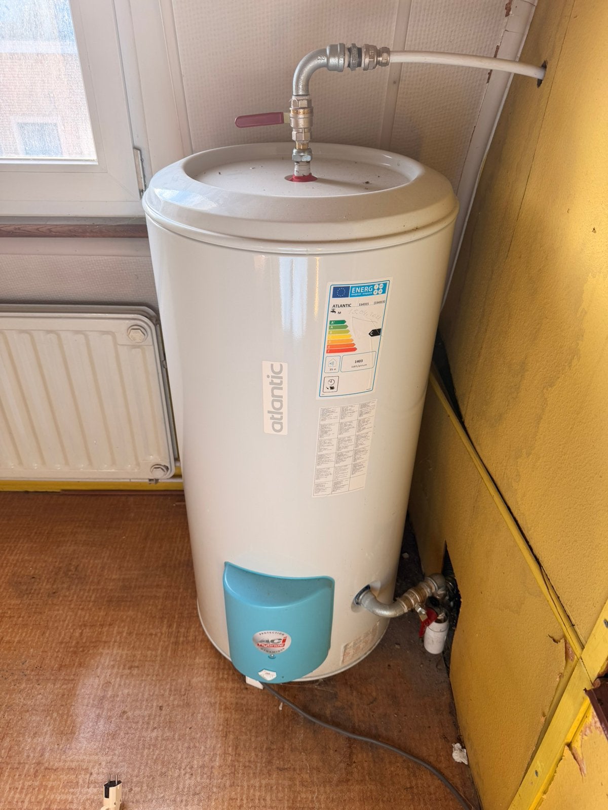 Atlantic boiler 150l, Bricolage & Construction, Enlèvement, Comme neuf, Boiler
