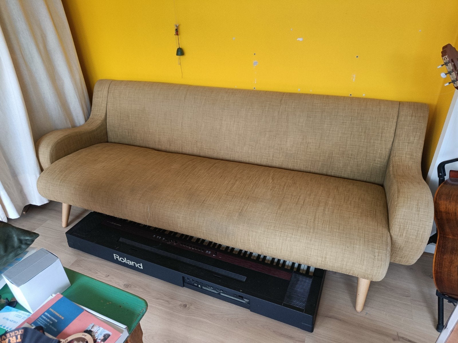 gratis zetel (geelgroen), Ophalen