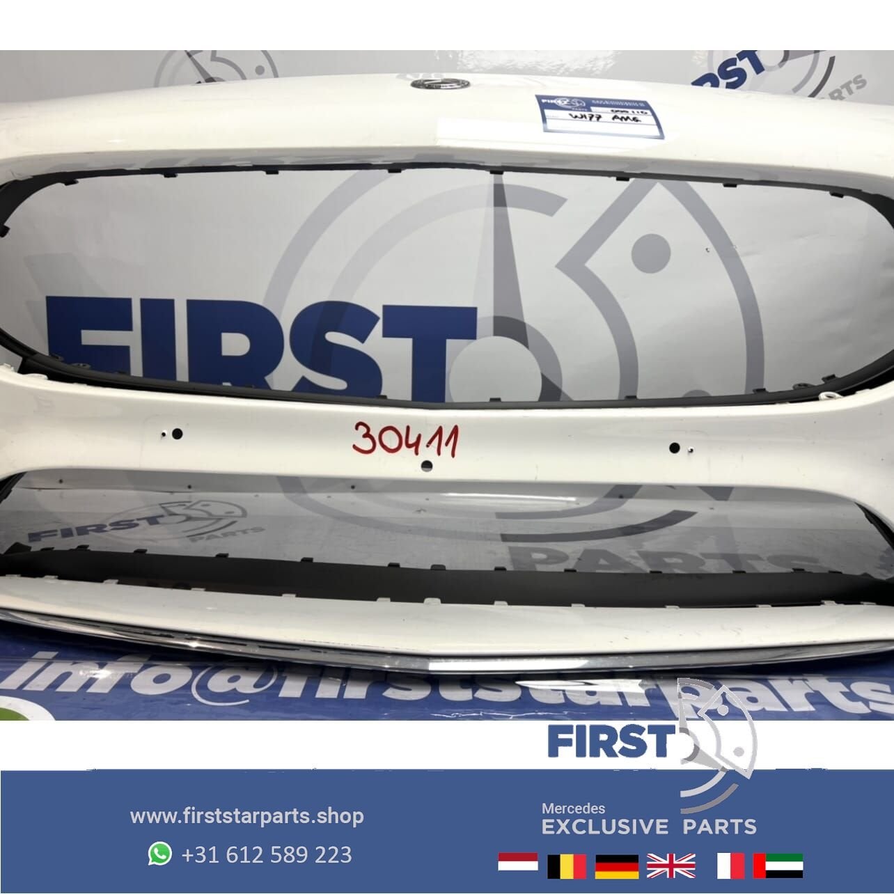 W177 V177 A Klasse AMG Voorbumper WIT Mercedes A Klasse 2018, -, Voor, Ophalen of Verzenden, Bumper
