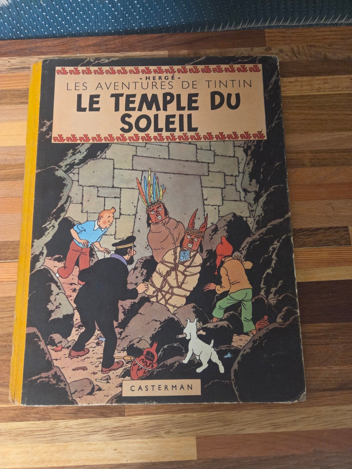 tintin  le temple du soleil  1949, Boeken, Ophalen of Verzenden