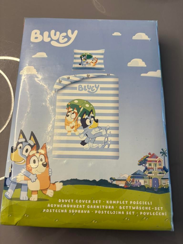 Bleuy bedlaken, Blauw, Dekbedovertrek, Nieuw, Ophalen of Verzenden