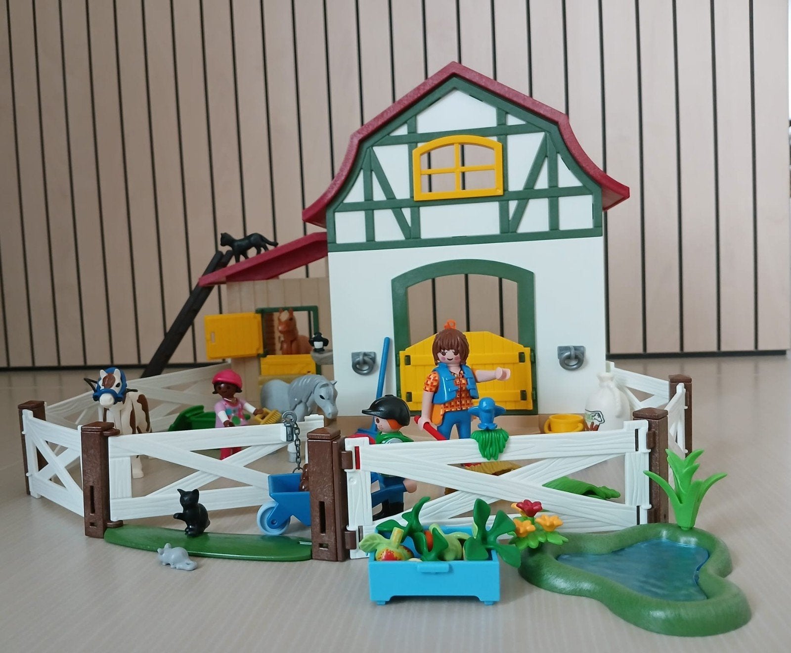 Playmobil 6927 - Ponypark, Ophalen, Complete set, Zo goed als nieuw, Country