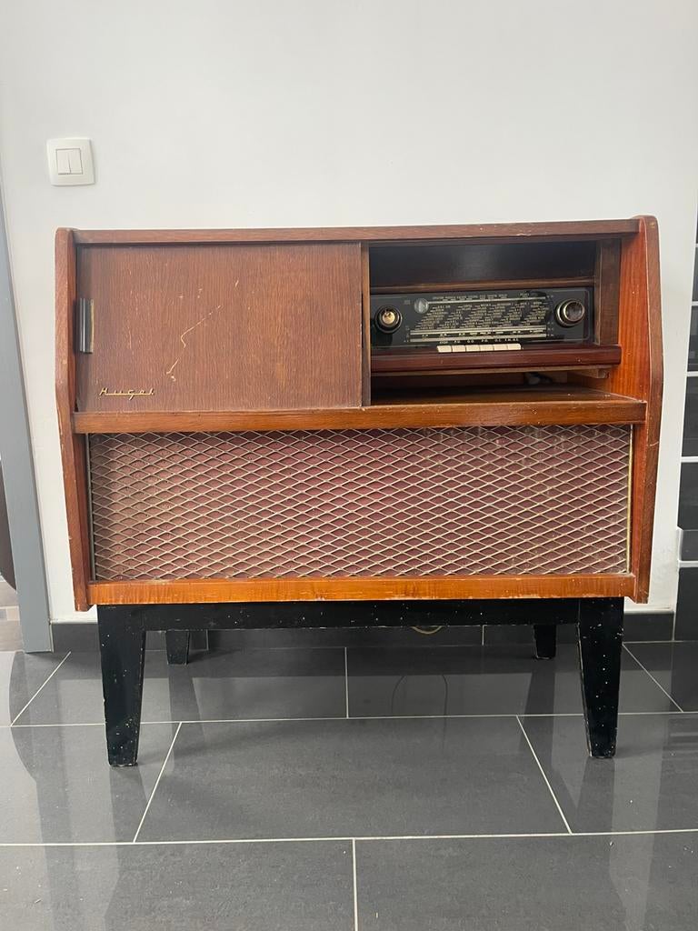 Meuble vintage radio et tourne disque, Antiek en Kunst, Ophalen